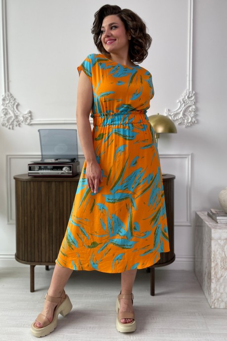 Платье Rumoda 2131 оранжевый размер 44-50 #1