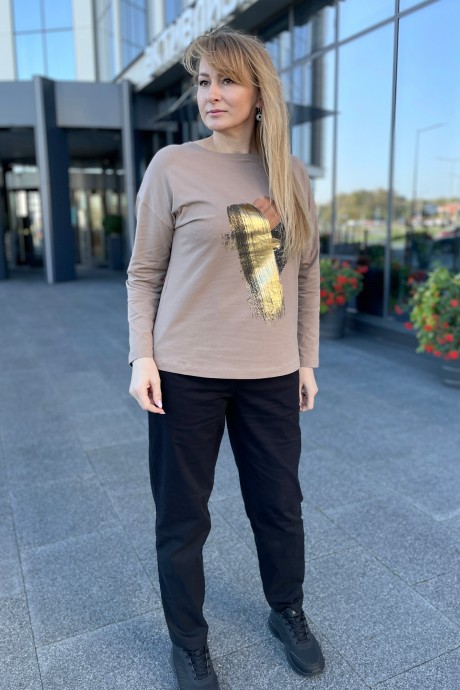 Джемпер (кофта) Rumoda 2160 дл.р. капучино размер 56-58 #5