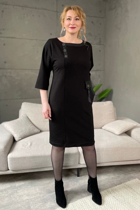 Платье Rumoda 2163 черный размер 50-58 #4