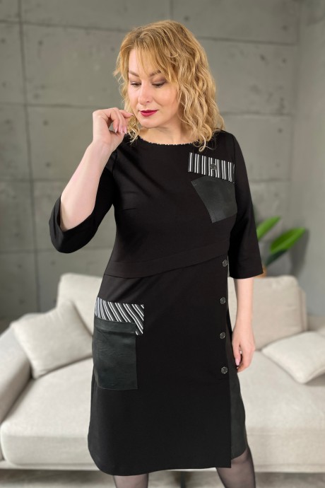 Платье Rumoda 2164 черный размер 50-58 #2
