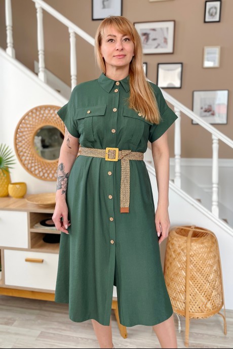 Платье Rumoda 2208 зеленый размер 50-58 #3