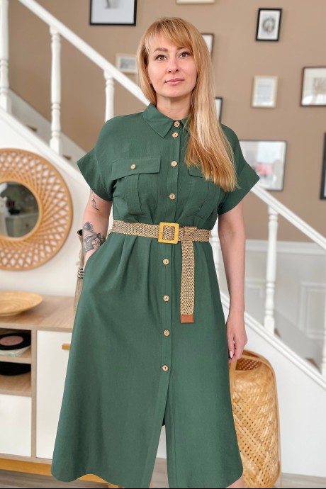 Платье Rumoda 2208 зеленый размер 50-58 #4