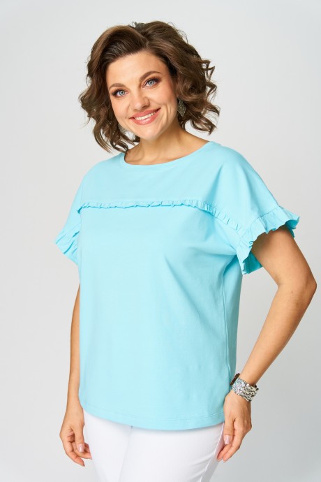 Футболка Rumoda 2264 голубой размер 46-60 #2