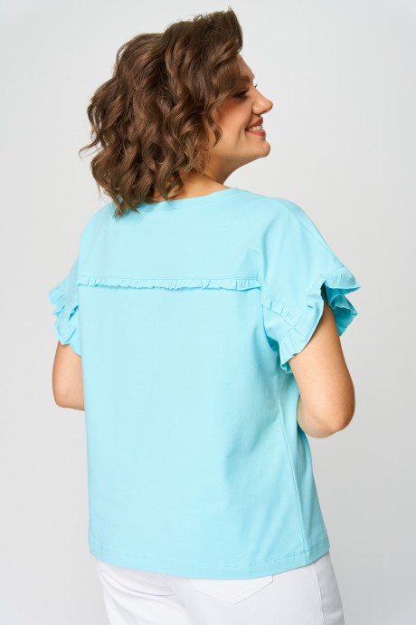 Футболка Rumoda 2264 голубой размер 46-60 #6