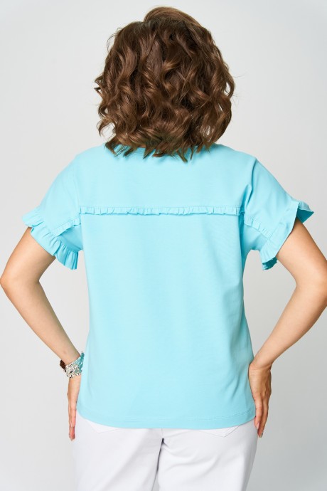 Футболка Rumoda 2264 голубой размер 46-60 #7