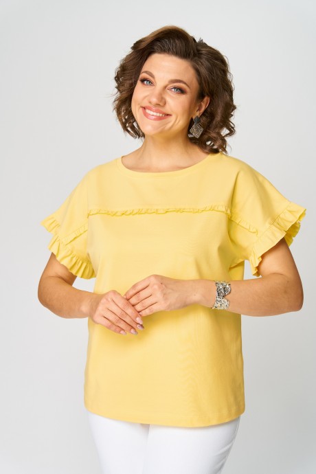 Футболка Rumoda 2264 жёлтый размер 46-60 #2