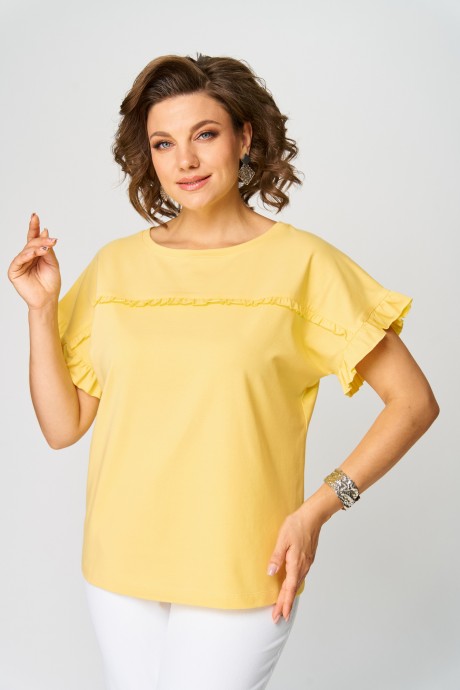 Футболка Rumoda 2264 жёлтый размер 46-60 #3