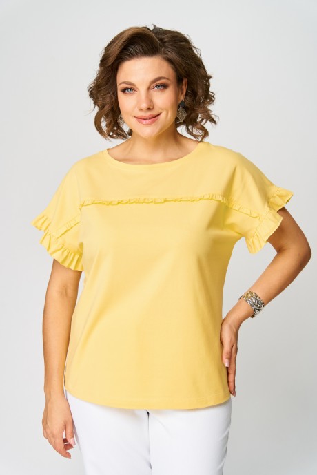 Футболка Rumoda 2264 жёлтый размер 46-60 #4