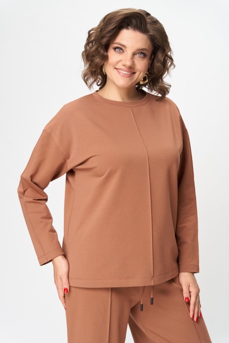 Костюм/комплект Rumoda 2144 двойка коричневый размер 48-56 #6