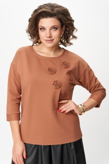 Джемпер (кофта) Rumoda 2268 коричневый #1