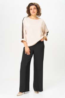 Костюм/комплект Rumoda 2275 двойка бежевый,черный дл.р