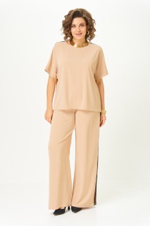 Брючный костюм Rumoda 2124 бежевый