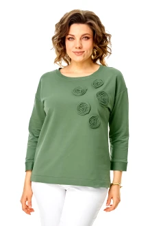 Джемпер (кофта) Rumoda 2268 светло-зеленый