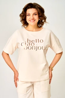 Футболка Rumoda 2292 бежевая