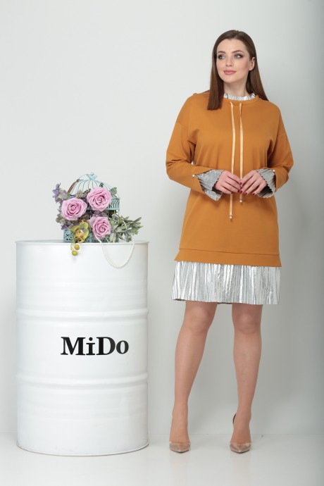 Платье Mido М 54 с серебром размер 50-56 #1