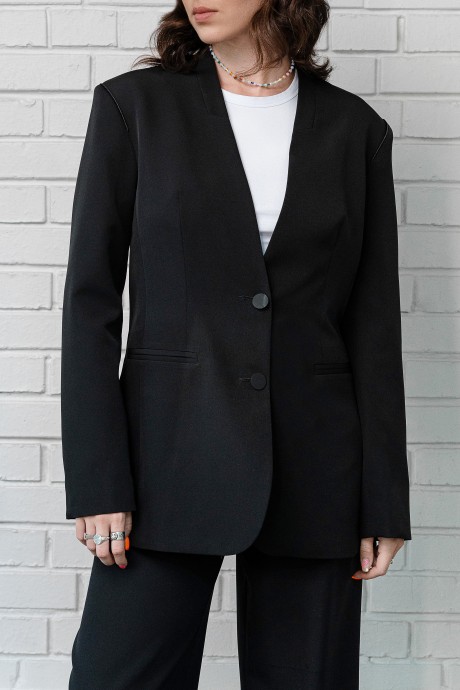 Жакет (пиджак) JRSy 2155 черный размер 42-48 #1