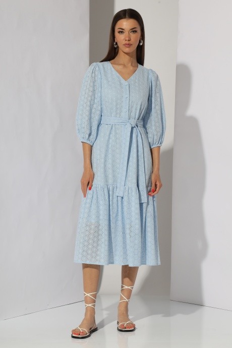 Платье N.O.W. 1287 голубой размер 42-46 #3