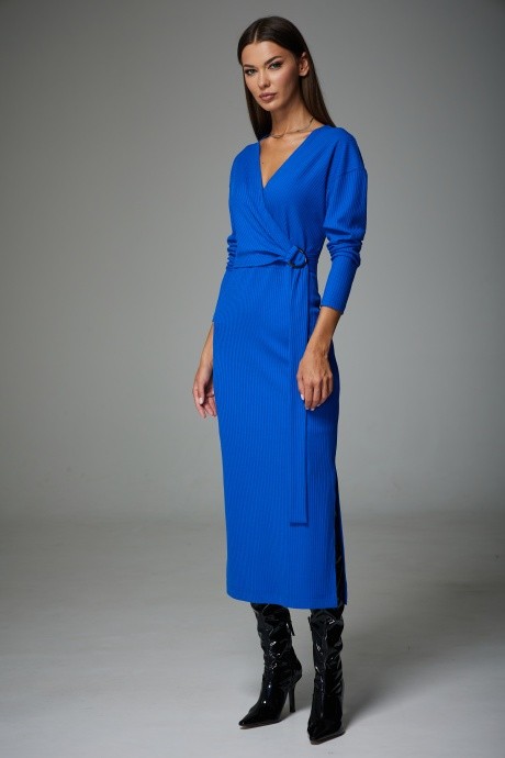 Платье N.O.W. 1317 синий размер 42-52 #3