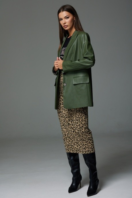 Костюм/комплект N.O.W. 1347 леопард,зеленый размер 46-50 #2