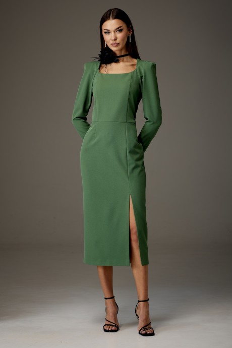 Вечернее платье N.O.W. 1381 зеленый размер 42-46 #1