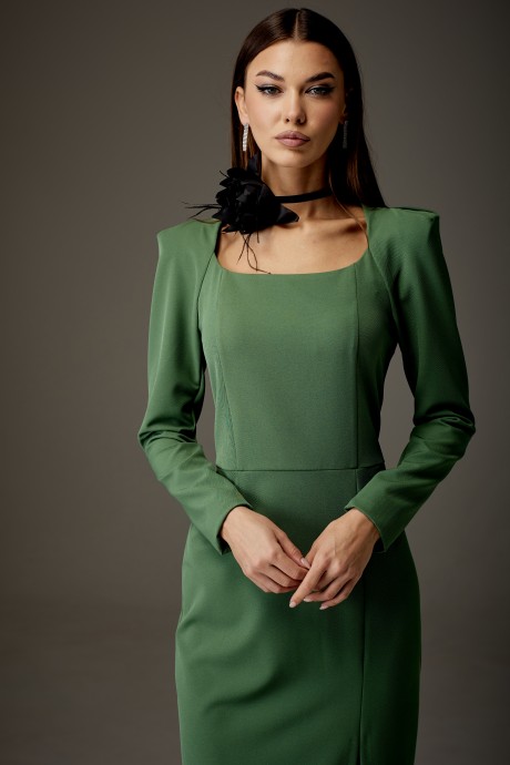 Вечернее платье N.O.W. 1381 зеленый размер 42-46 #4
