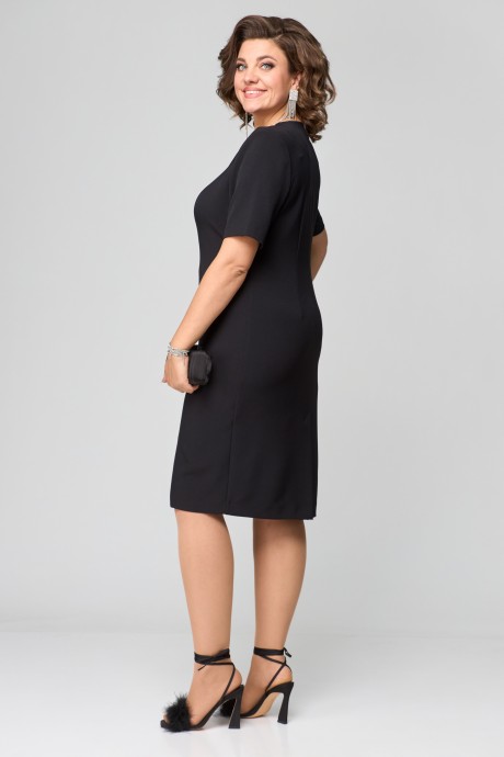 Платье N.O.W. 1378 черный размер 50-54 #4