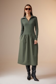Платье N.O.W. 1621 хаки #1
