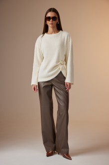 Брючный костюм N.O.W. 1650 шоколад, молоко