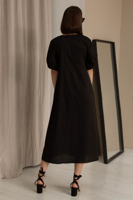 Платье Milmil 1022 Касабланка черный ВК размер 42-58 #3