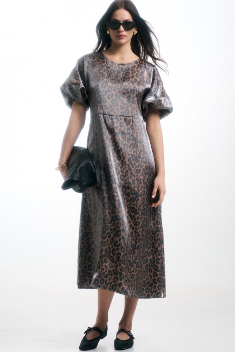 Платье Milmil 1022-24 леопард размер 42-52 #2