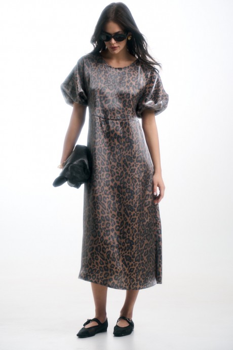 Платье Milmil 1022-24 леопард размер 42-52 #3