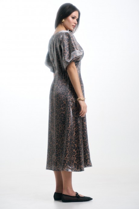Платье Milmil 1022-24 леопард размер 42-52 #6