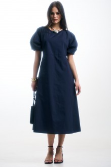 Платье Milmil 1022-24 темно-синий #1