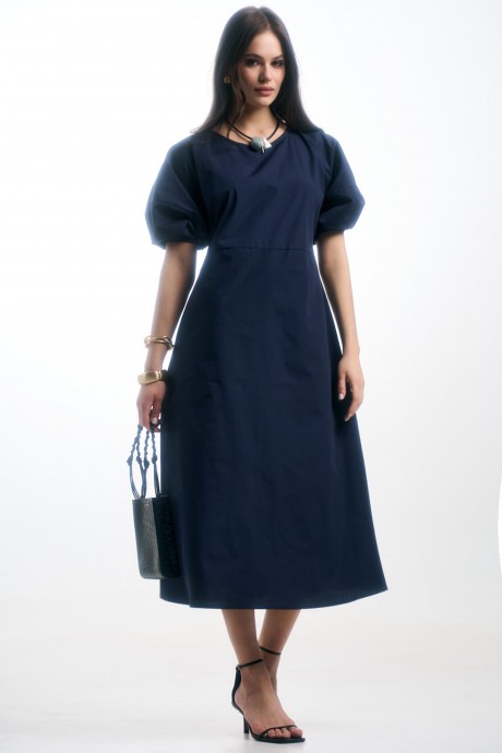 Платье Milmil 1022-24 темно-синий размер 42-52 #2