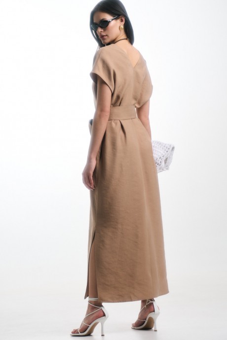 Платье Milmil 1113 бежевый размер 42-52 #5