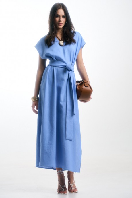 Платье Milmil 1113 голубой размер 42-52 #2