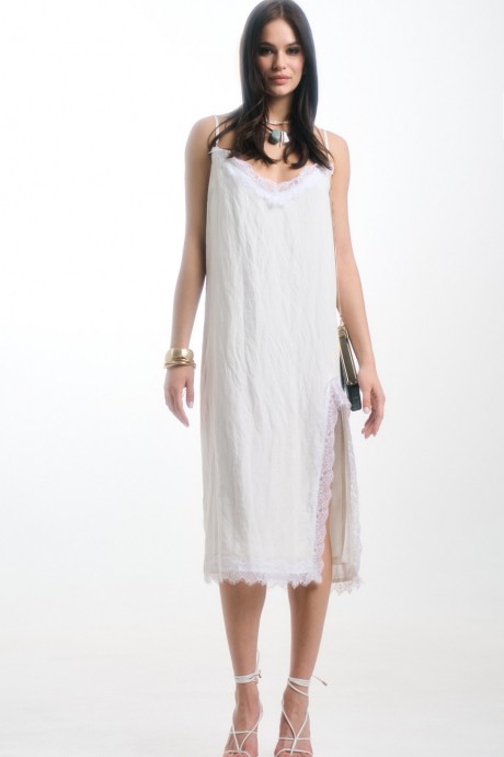 Платье Milmil 1114 молочный размер 42-48 #2