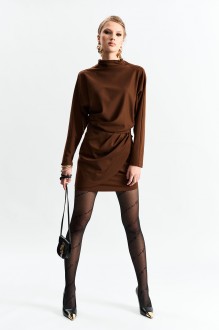 Вечернее платье Milmil 1261 корица