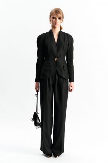 Брючный костюм Milmil 1275 двойка черный