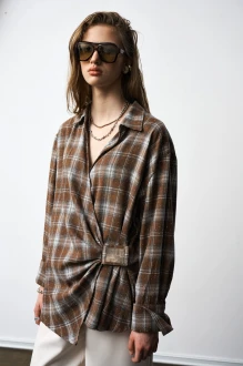 Рубашка Milmil 1290 коричневый