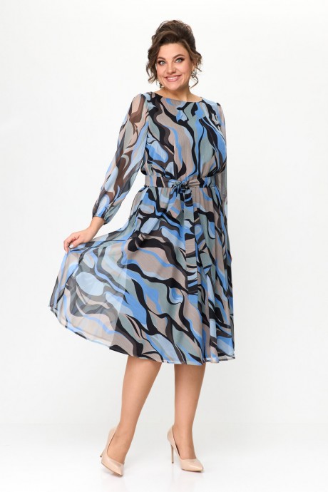 Платье Le Collect 438 разноцветный размер 46-52 #2