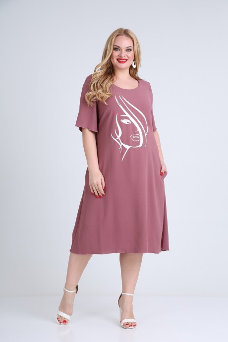 Платье Mamma Moda 703 розовый размер 52-62 #3