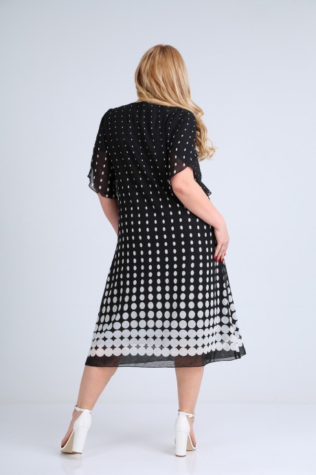 Платье Mamma Moda 706 черный с градиентом размер 52-62 #4