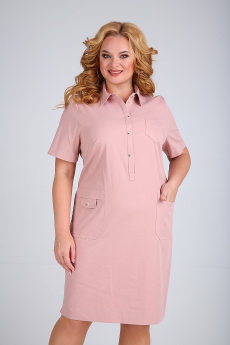 Платье Mamma Moda 600 розовый размер 48-60 #1