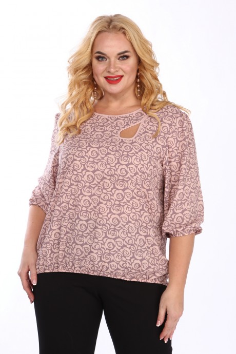 Блузка Mamma Moda 153 розовый размер 48-58 #1