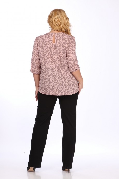 Блузка Mamma Moda 153 розовый размер 48-58 #4