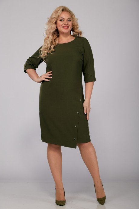 Платье Mamma Moda 688 хаки размер 52-62 #2
