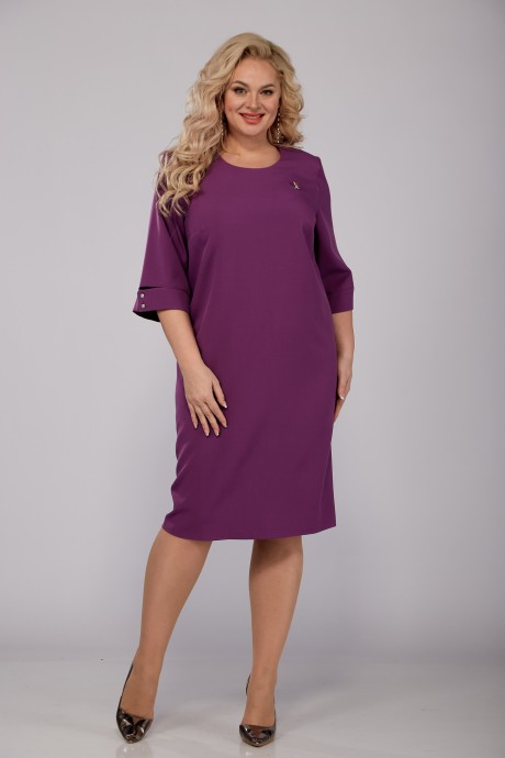Платье Mamma Moda 66/1 фиолетовый размер 58-68 #1
