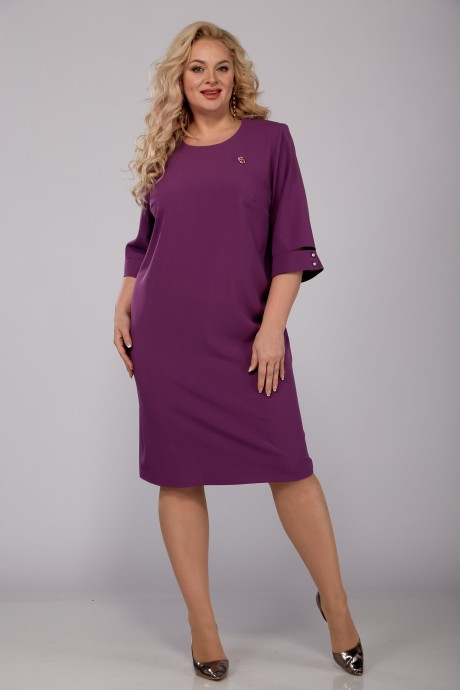 Платье Mamma Moda 66/1 фиолетовый размер 58-68 #3