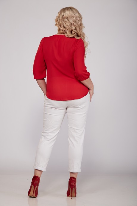 Блузка Mamma Moda 238 красный размер 50-56 #5